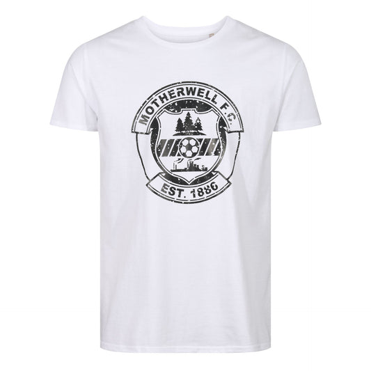 MFC Distressed Crest T-Shirt White
