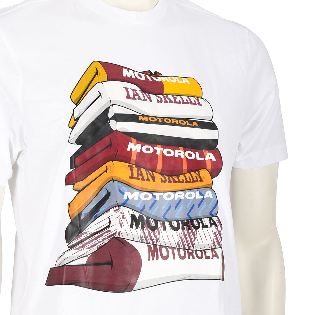 MFC Retro Stack Tee White