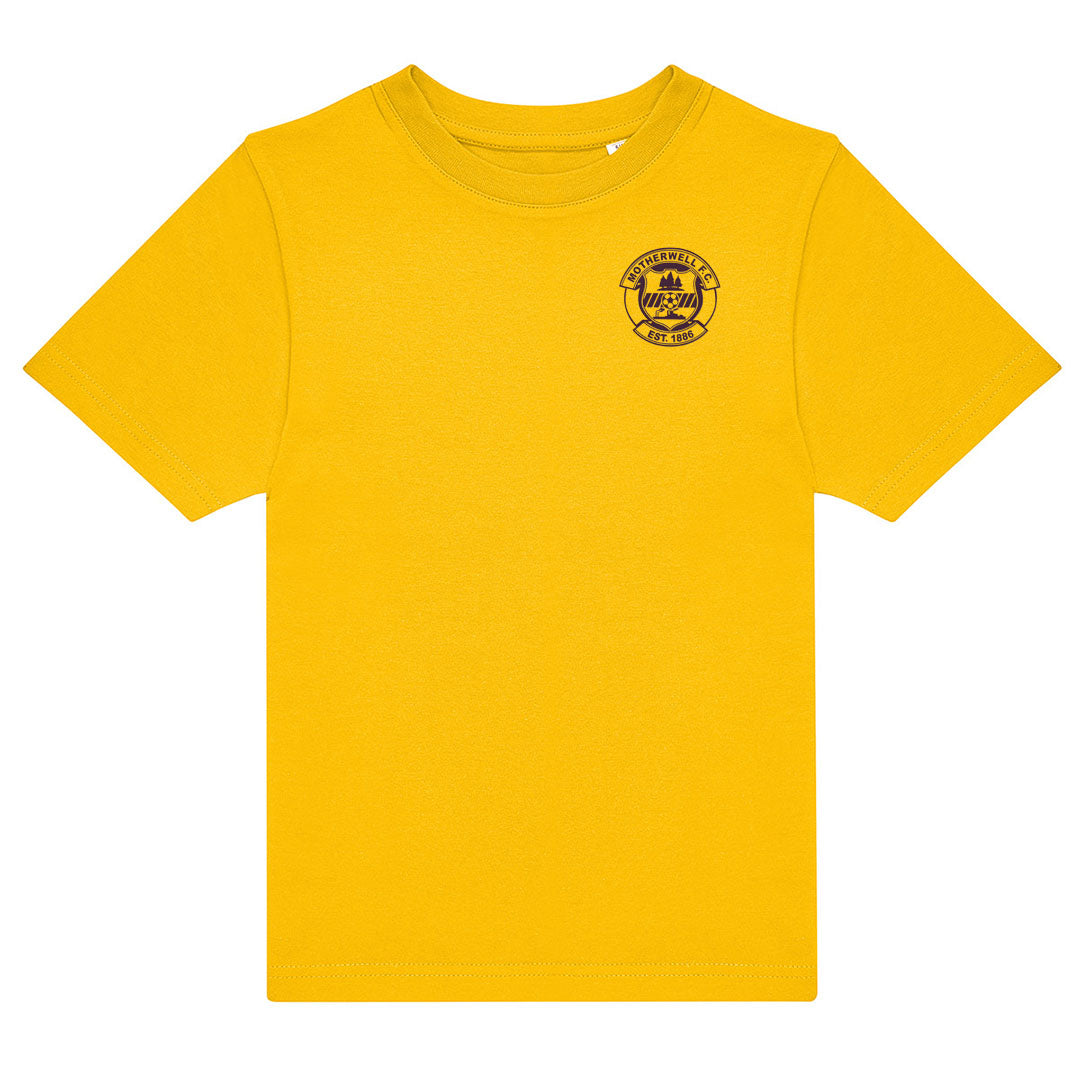 Jnr MFC Small Crested Tee Amber