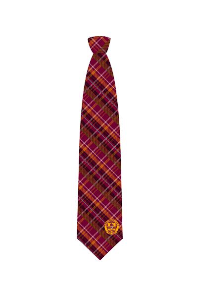 MFC Crest Tartan Patterned Tie