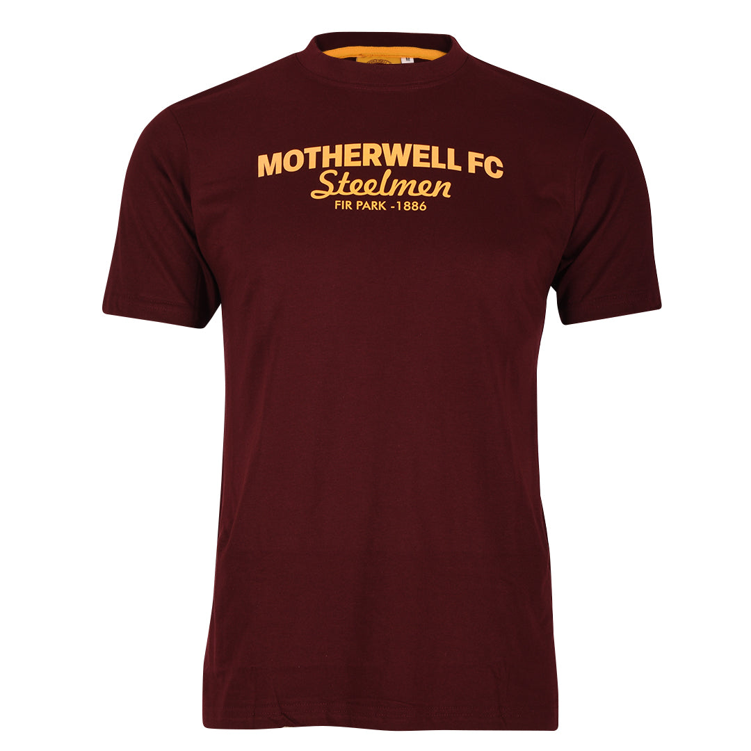 MFC Steelmen Linear T-Shirt Claret