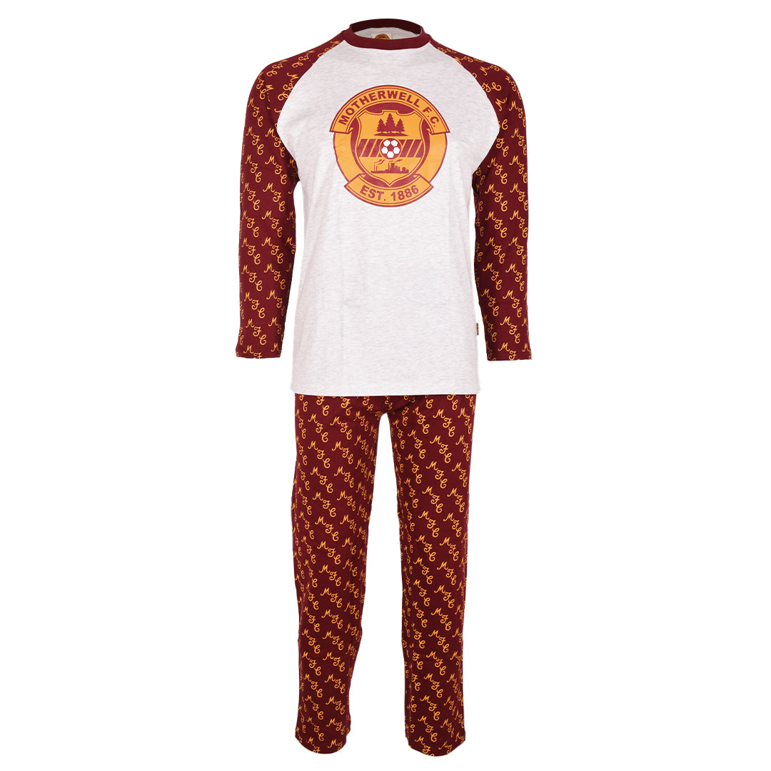 Jnr MFC PJ L/S Tee & Trouser Set