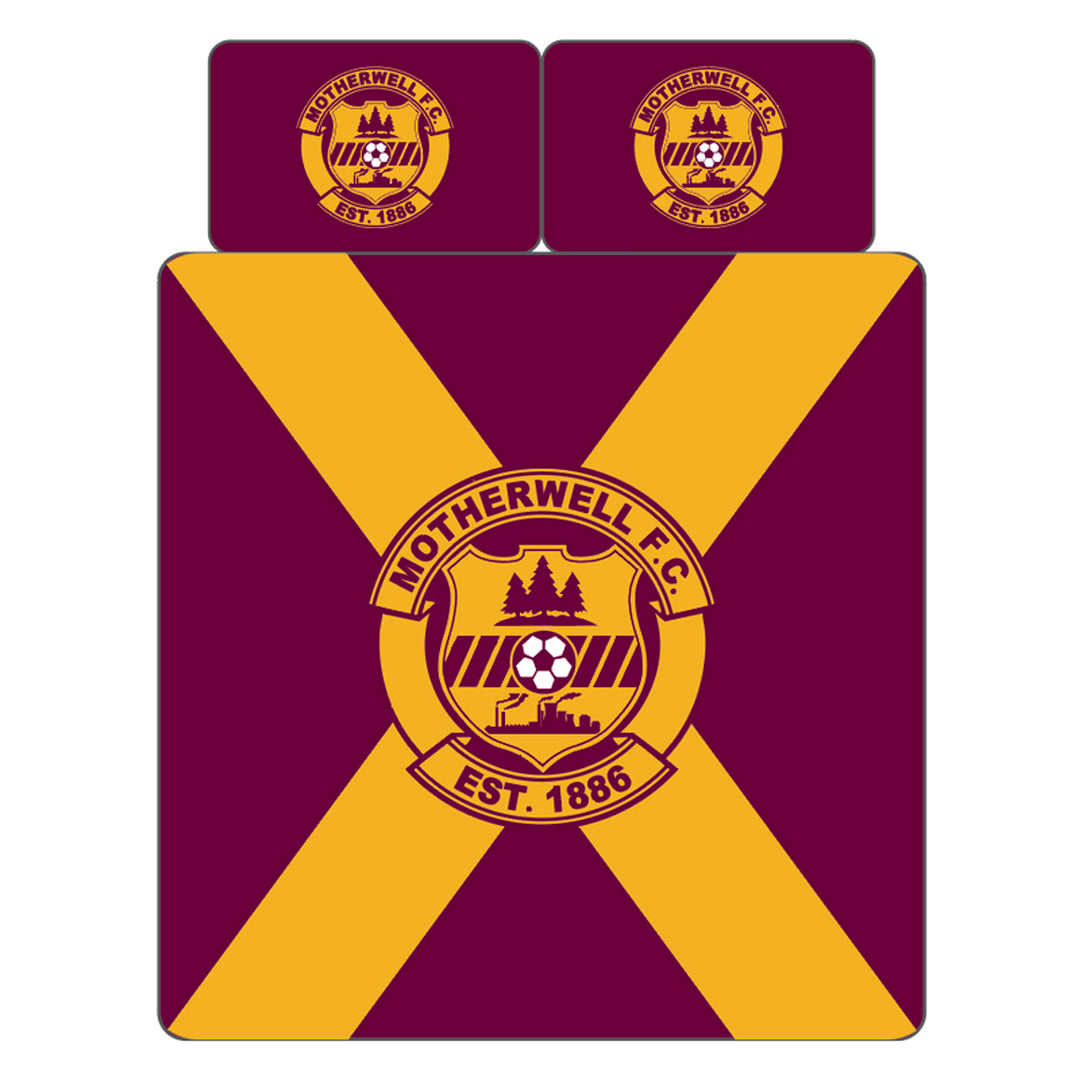 MFC Crest Double Duvet & Pillow Set