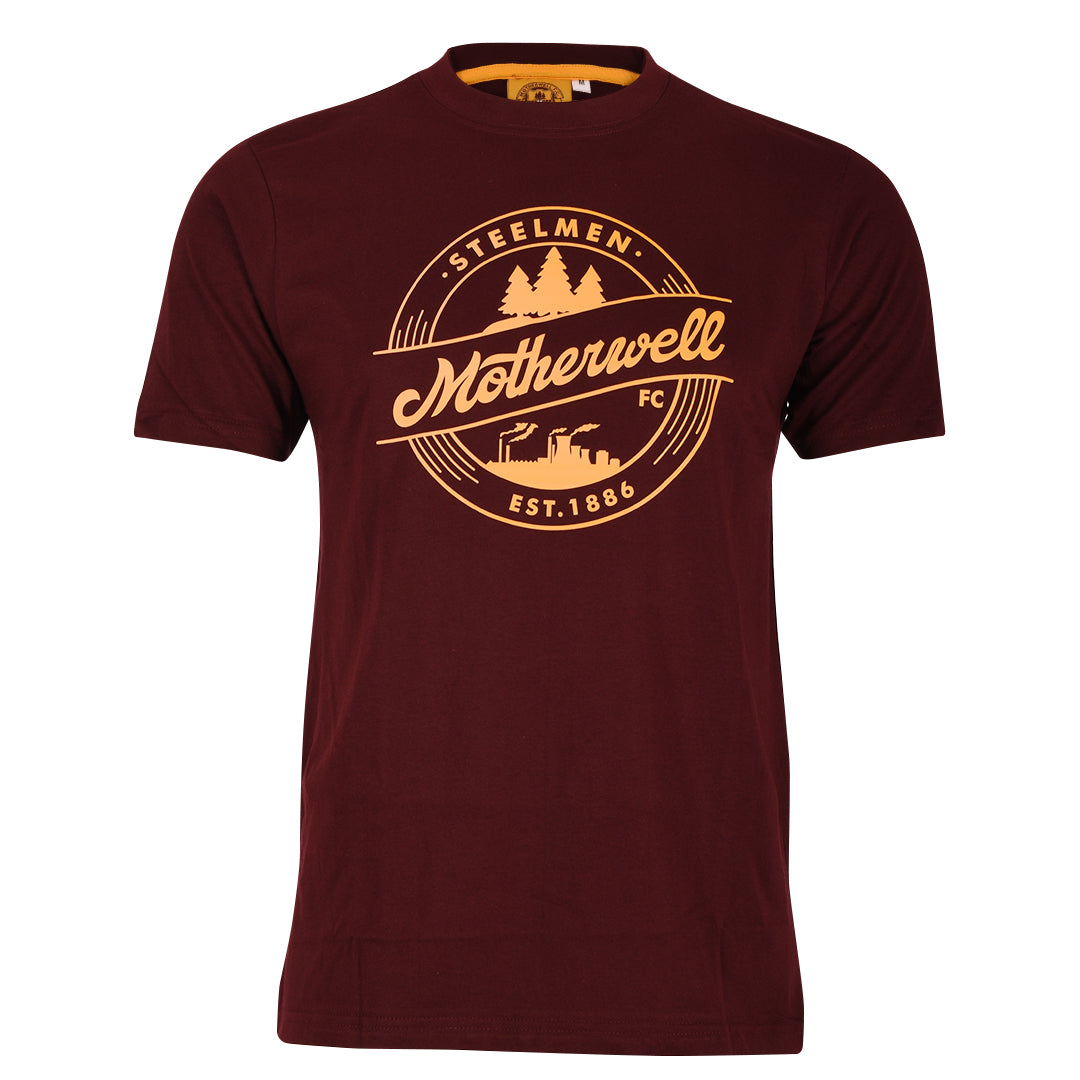 MFC Steelmen Graphic T-Shirt Claret