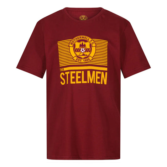 Jnr Steelmen T-Shirt Claret