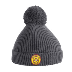 MFC Knit Bobble Beanie Charcoal