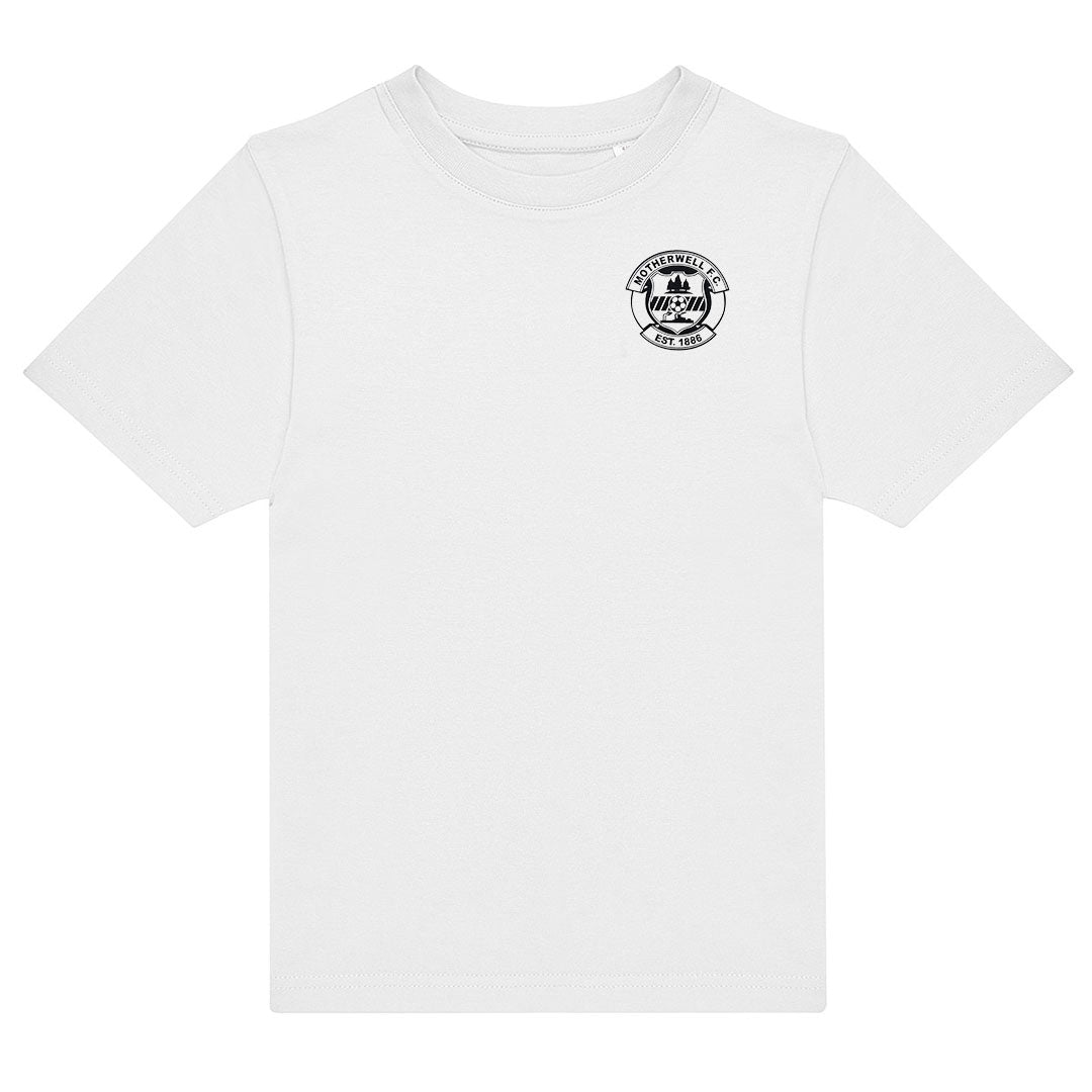 Jnr MFC Small Crested Tee White