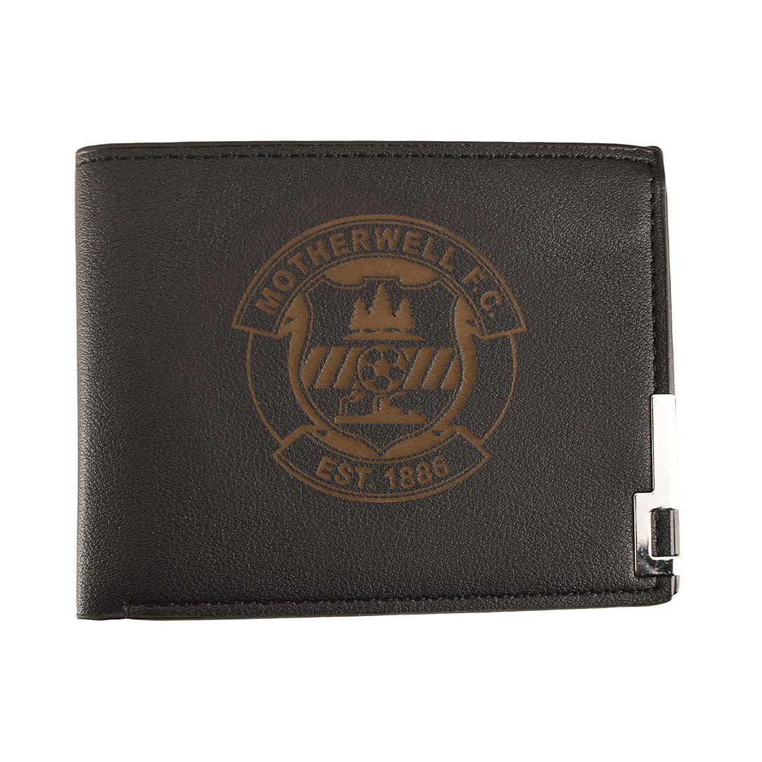MFC Crest Leather Wallet Black