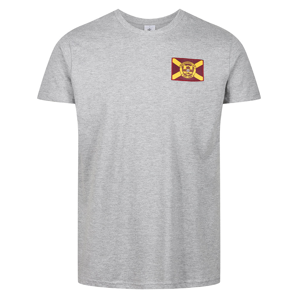 MFC Saltire Crest T-Shirt Grey