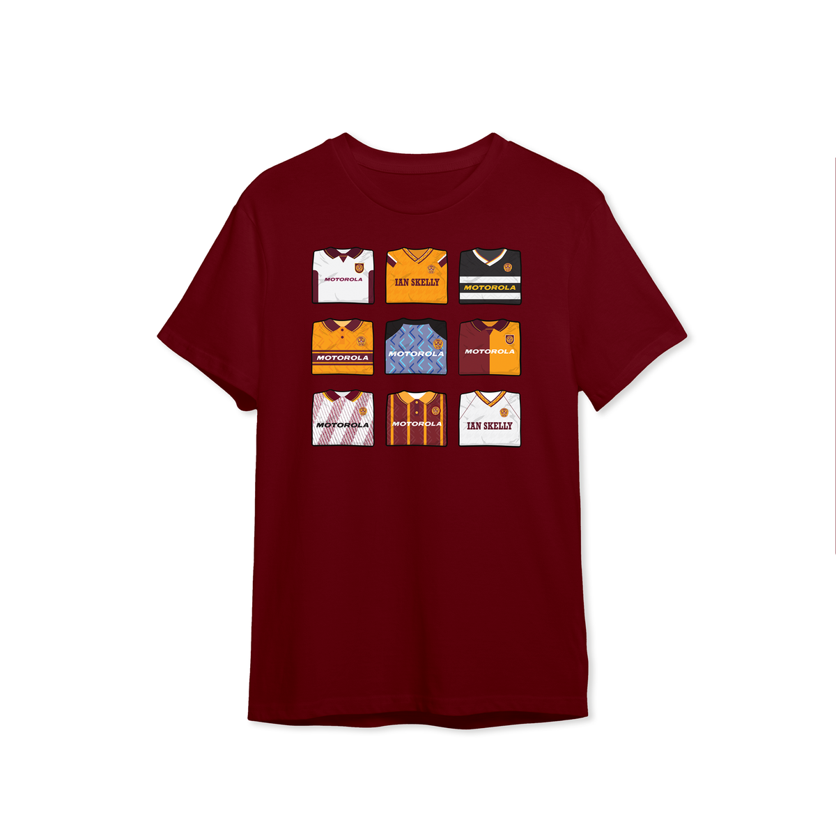 MFC Retro Fold Tee Claret