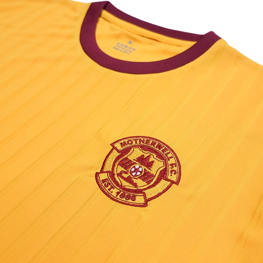 Jnr MFC Retro Style T-Shirt Amber|Claret