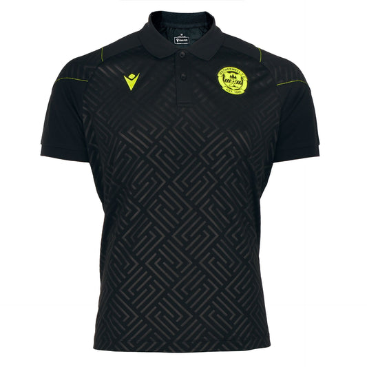 Jnr MFC 24/25 Training Polo Shirt Black|Yellow