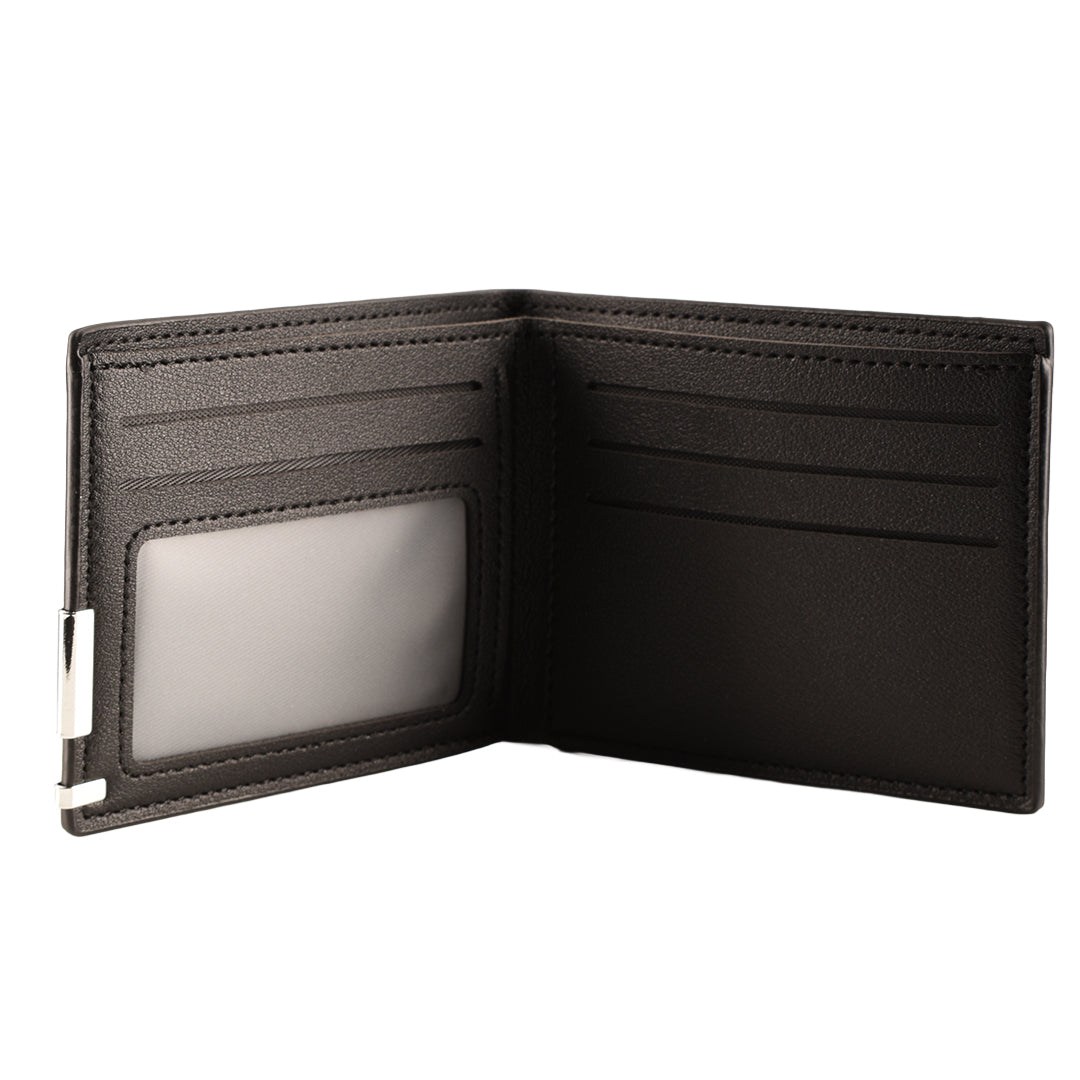 MFC Crest Leather Wallet Black