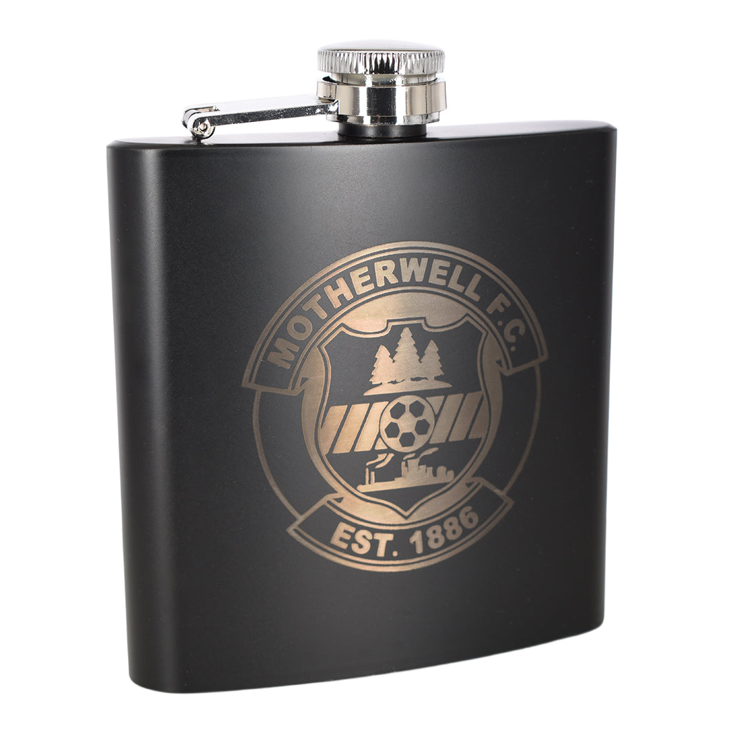 MFC Stainless Steel 6oz Hip Flask Gift Set