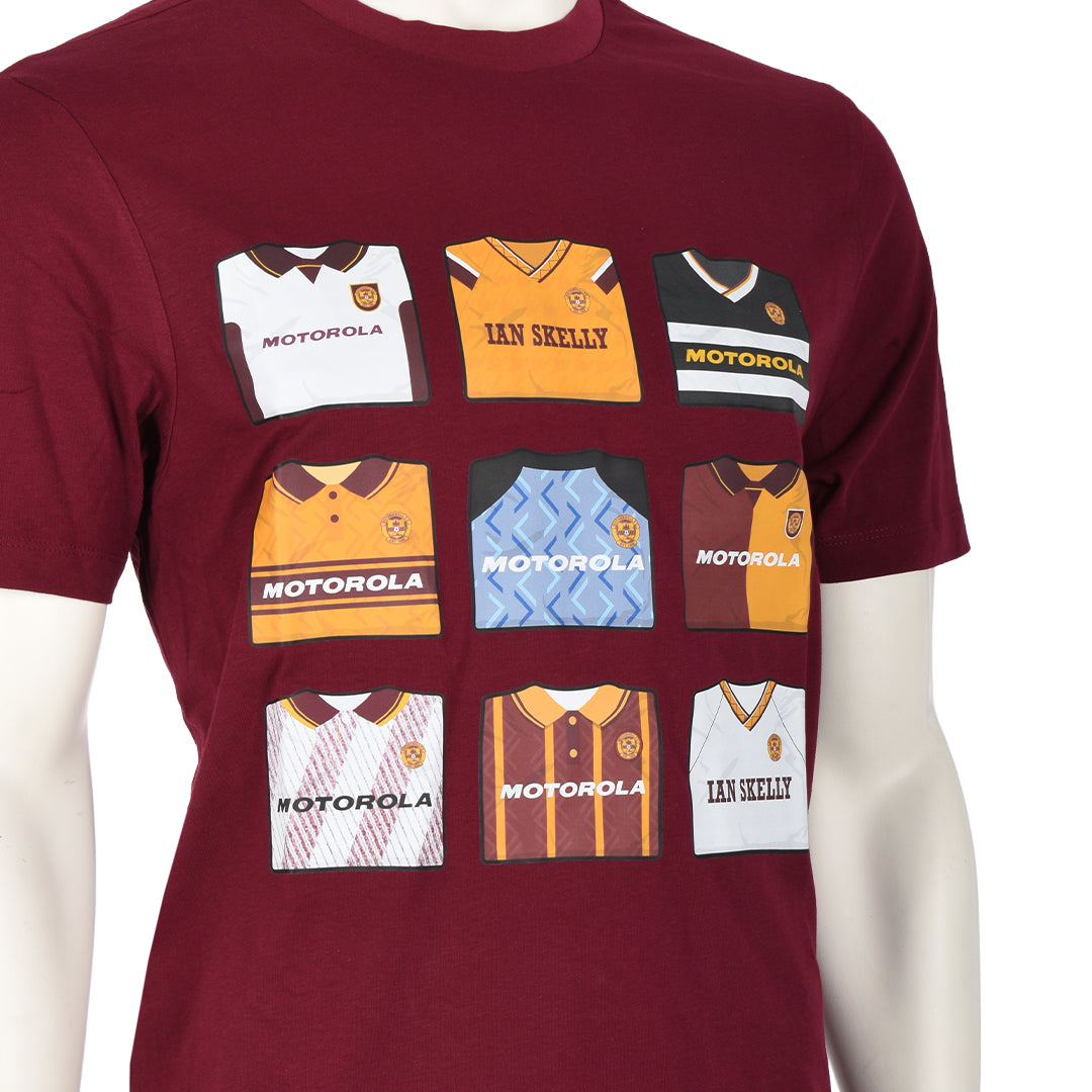 MFC Retro Fold Tee Claret