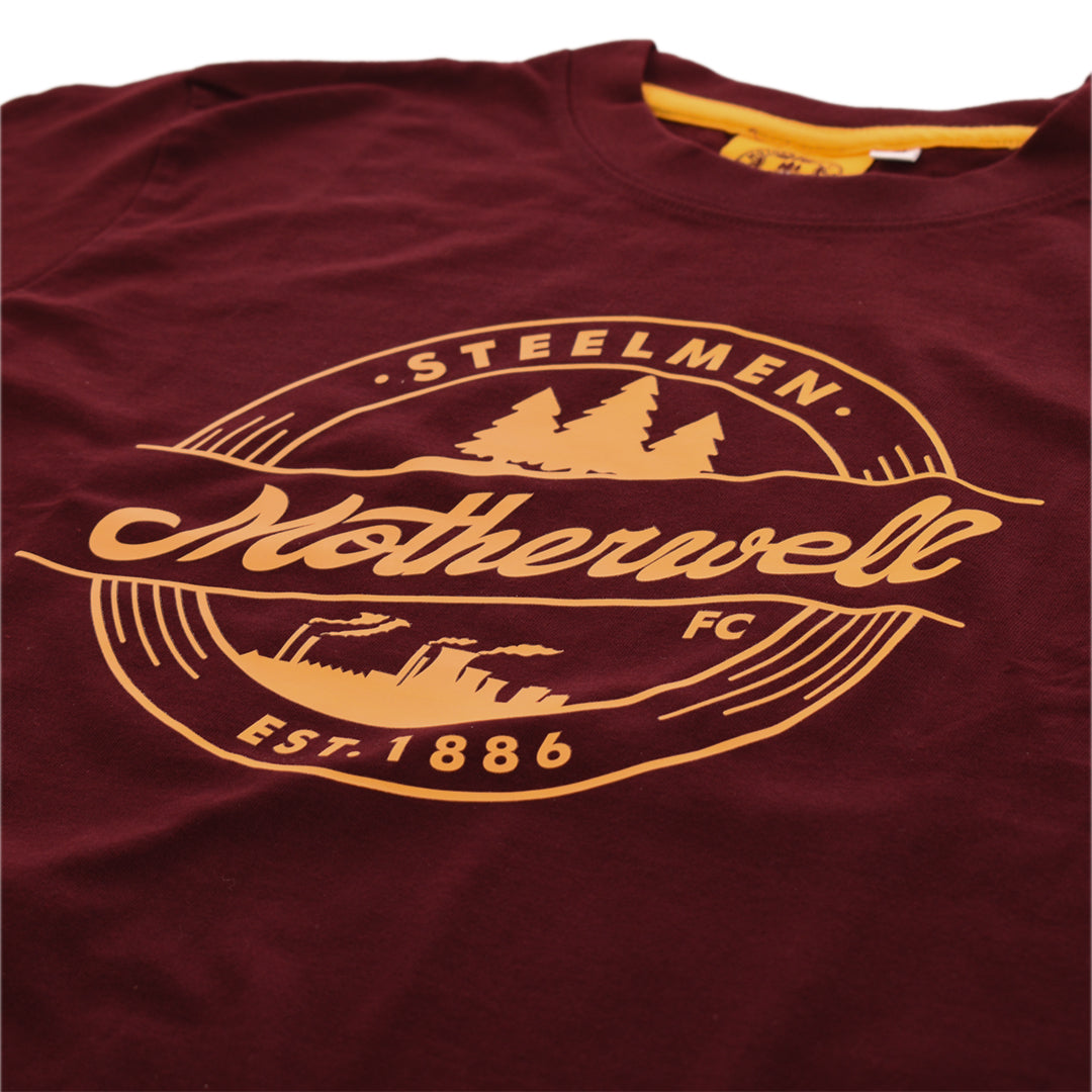MFC Steelmen Graphic T-Shirt Claret