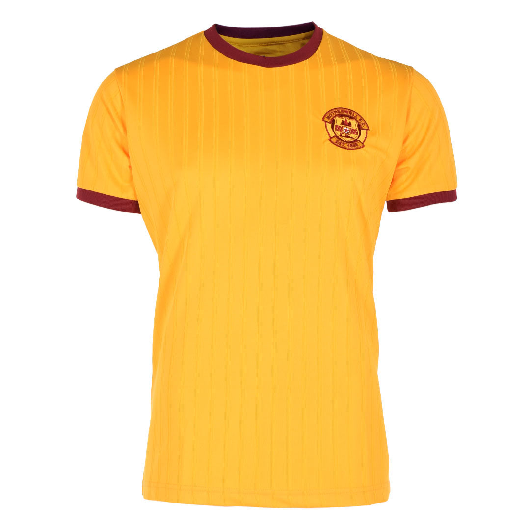 Jnr MFC Retro Style T-Shirt Amber|Claret