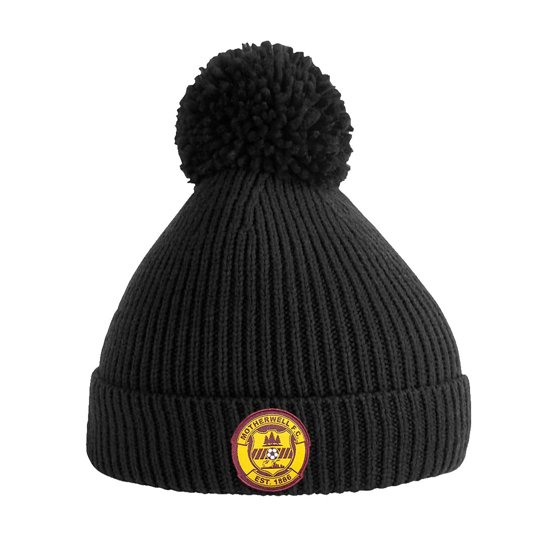 MFC Knit Bobble Beanie Black