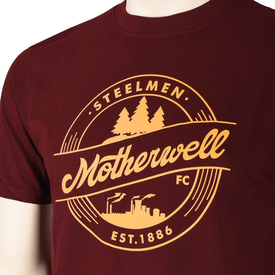 MFC Steelmen Graphic T-Shirt Claret
