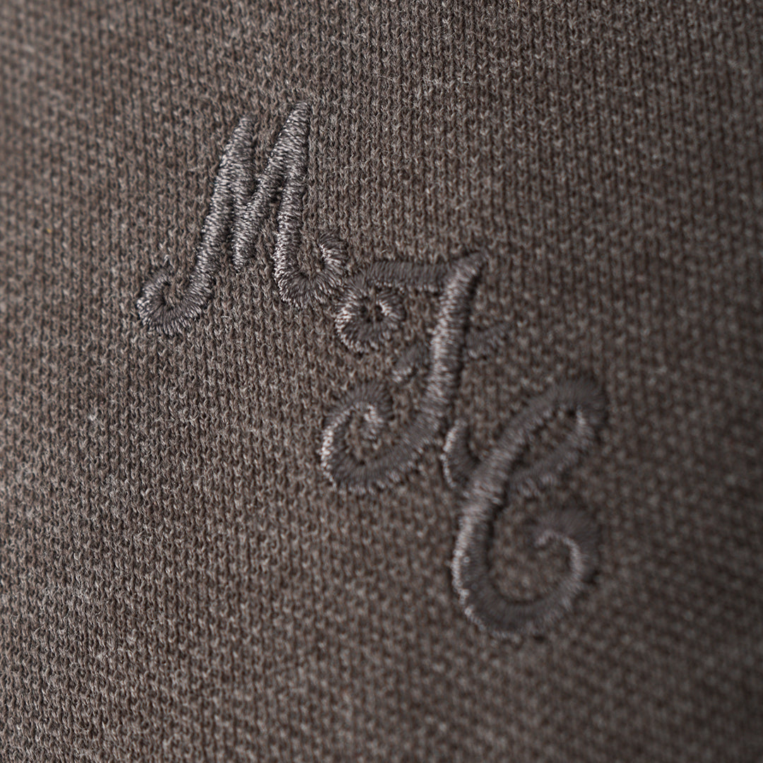 MFC Legacy Tipped Polo Charcoal