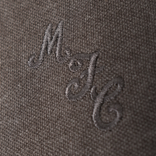MFC Legacy Tipped Polo Charcoal