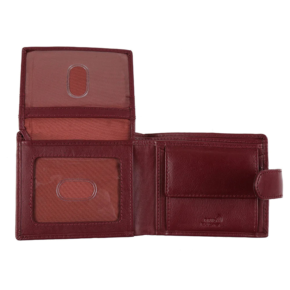 Oxblood Leather Hunter Wallet